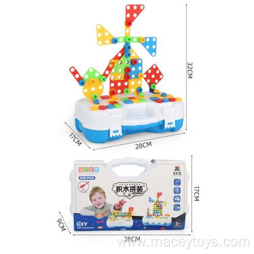 240pcs education building block set